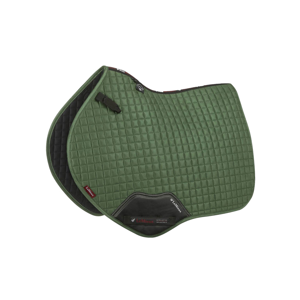 LeMieux Suede Close Contact Square Hunter Green