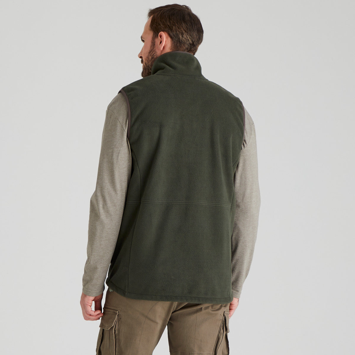 Ridgeline Mens Kodiak Gilet #colour_deep-forest