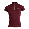 Montar Everly Crystal Detail Ladies Short Sleeve Baselayer #colour_plum