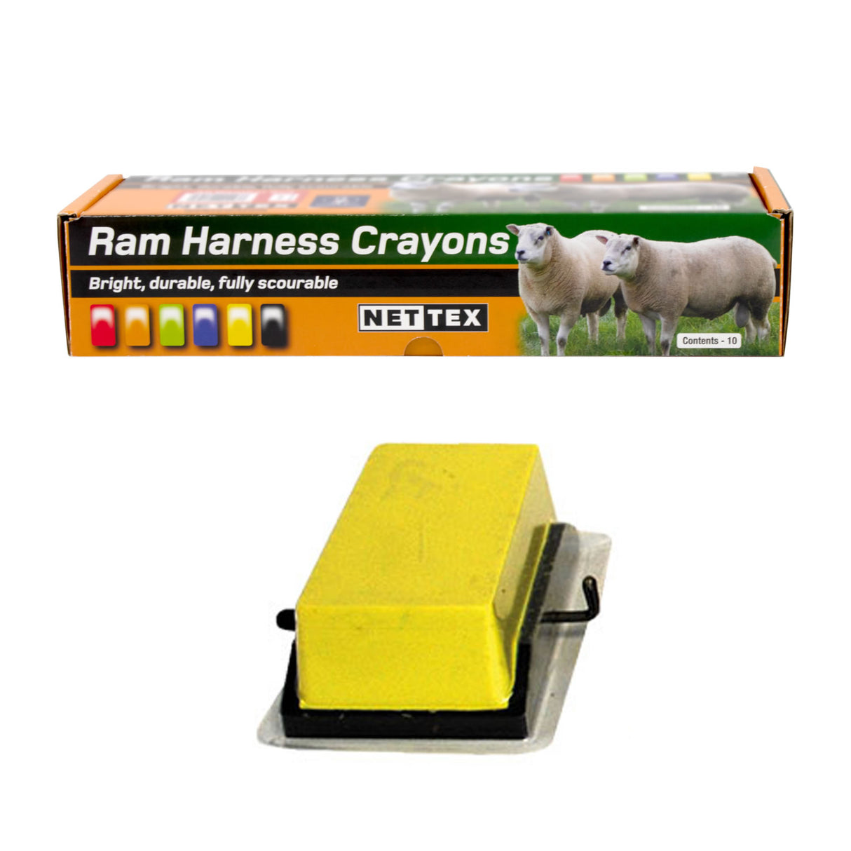 Nettex Agri Cold Crayons #colour_yellow