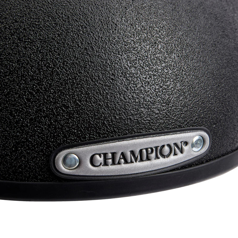 Champion Oval Pro-Lite 2 Jockey Helmet #colour_black