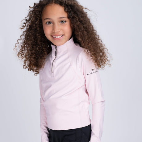 Mochara Childs Technical Recycled Base Layer #colour_baby-pink