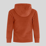 Ridgeline Kids Ballistic Long Sleeved Fleece Hoodie #colour_russet