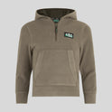 Ridgeline Kids Ballistic Long Sleeved Fleece Hoodie #colour_smokey-olive