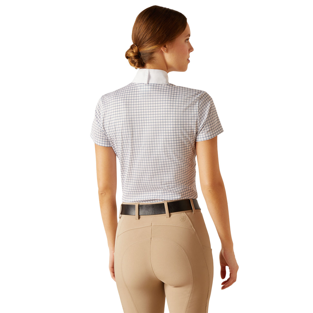 Ariat Women's Aptos Show Shirt #colour_blushing-rose-check