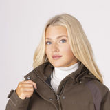 Shires Aubrion Heritage Unisex Full Zip Jacket #colour_dark-olive
