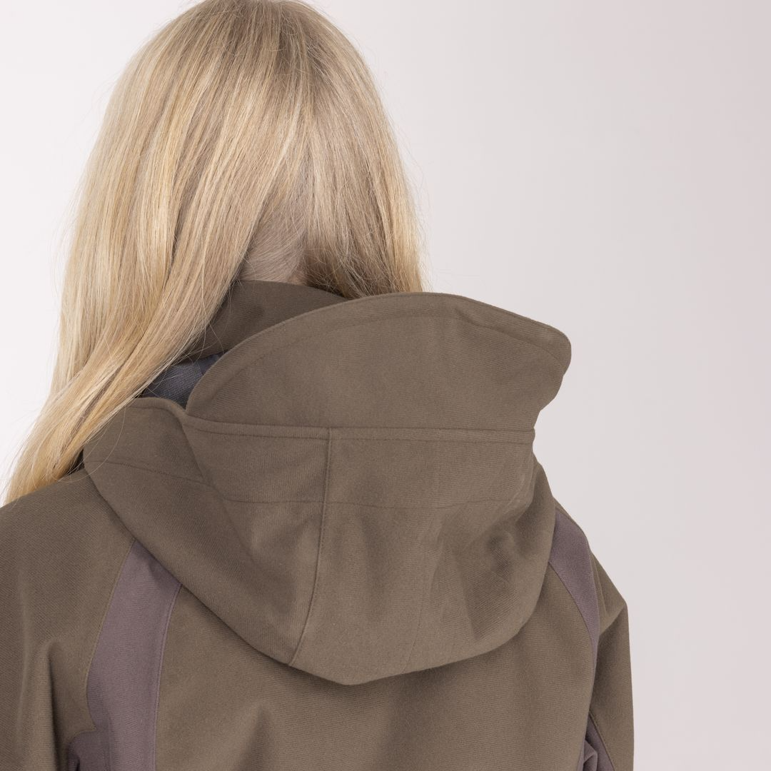 Shires Aubrion Heritage Unisex Full Zip Jacket #colour_dark-olive