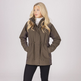 Shires Aubrion Heritage Unisex Full Zip Jacket #colour_dark-olive