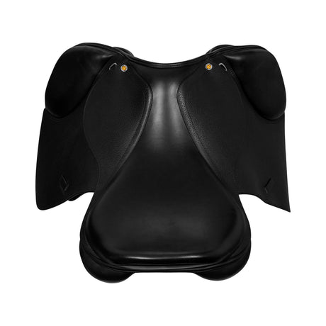 Equestro Jumping Saddle Hammered Leather #colour_black