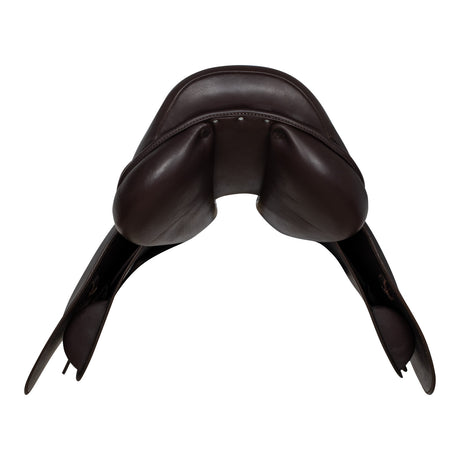 Equestro Jumping Saddle Hammered Leather #colour_brown