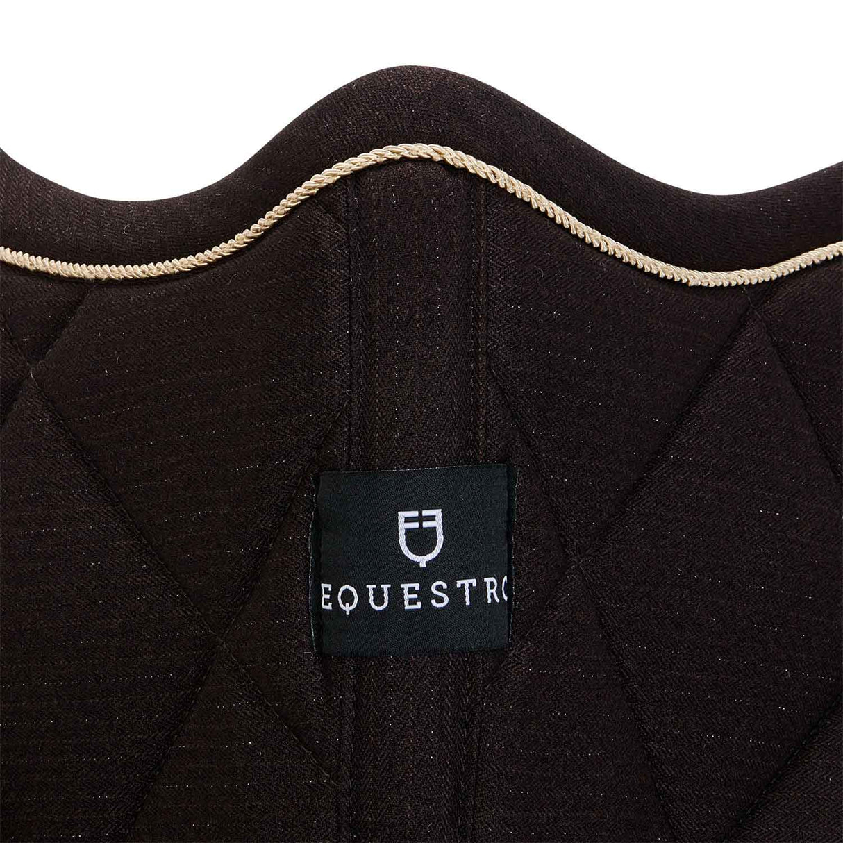 Equestro Pony Jumping Saddle Pad In Cotton With Trimmings