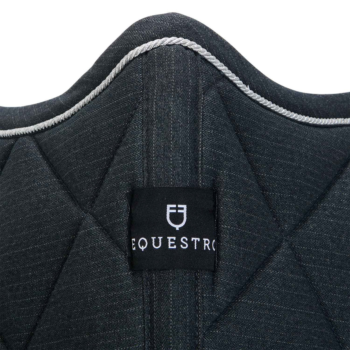 Equestro Pony Jumping Saddle Pad In Cotton With Trimmings