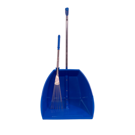 Red Gorilla Big Tidee with Long Metal Rake #colour_blue