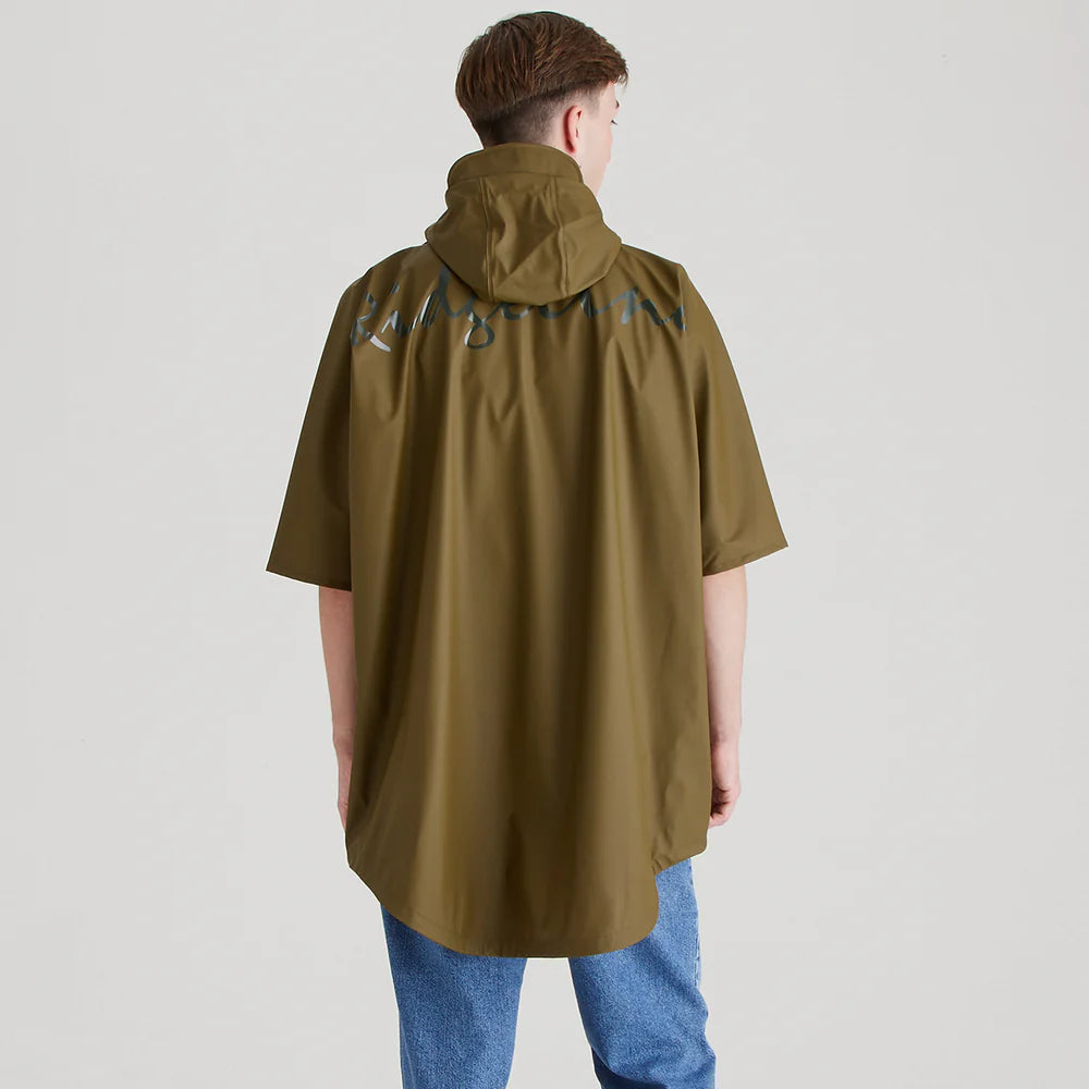 Ridgeline Unisex Poncho #colour_teak