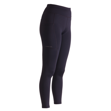 Shires Aubrion Ladies Shield Winter Riding Tights #colour_black