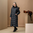 Alessandro Albanese Nivia Ripstop Long Puffer Coat #colour_core-black