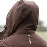 EQUIDRY Women's Bronte Riding Coat with Removable Hood #colour_brown