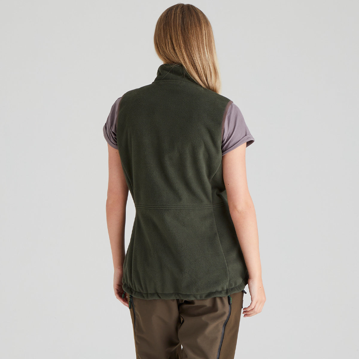 Ridgeline Womens Kodiak Gilet #colour_deep-forest