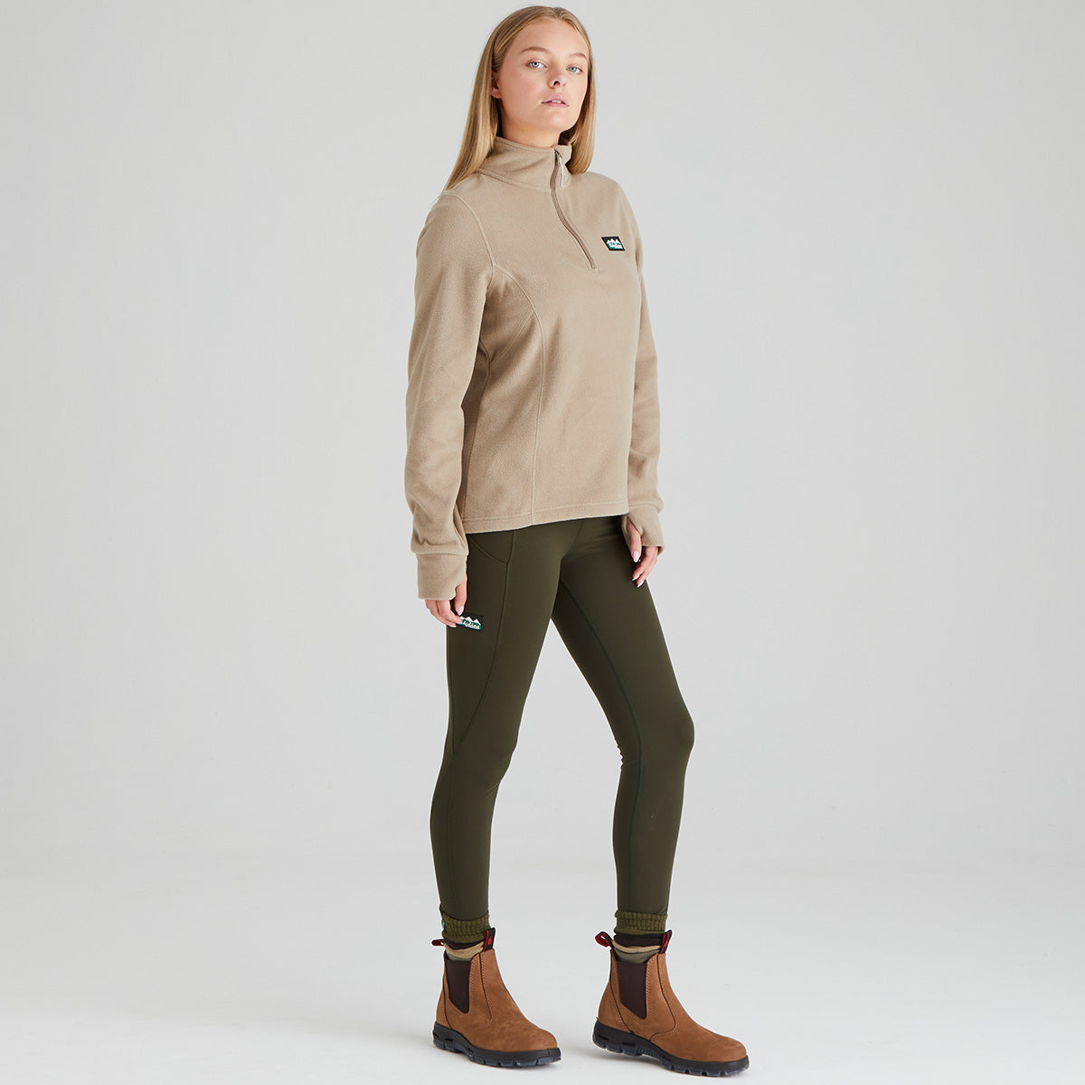 Ridgeline Womens Narvik Fleece - New #colour_roasted-cashew