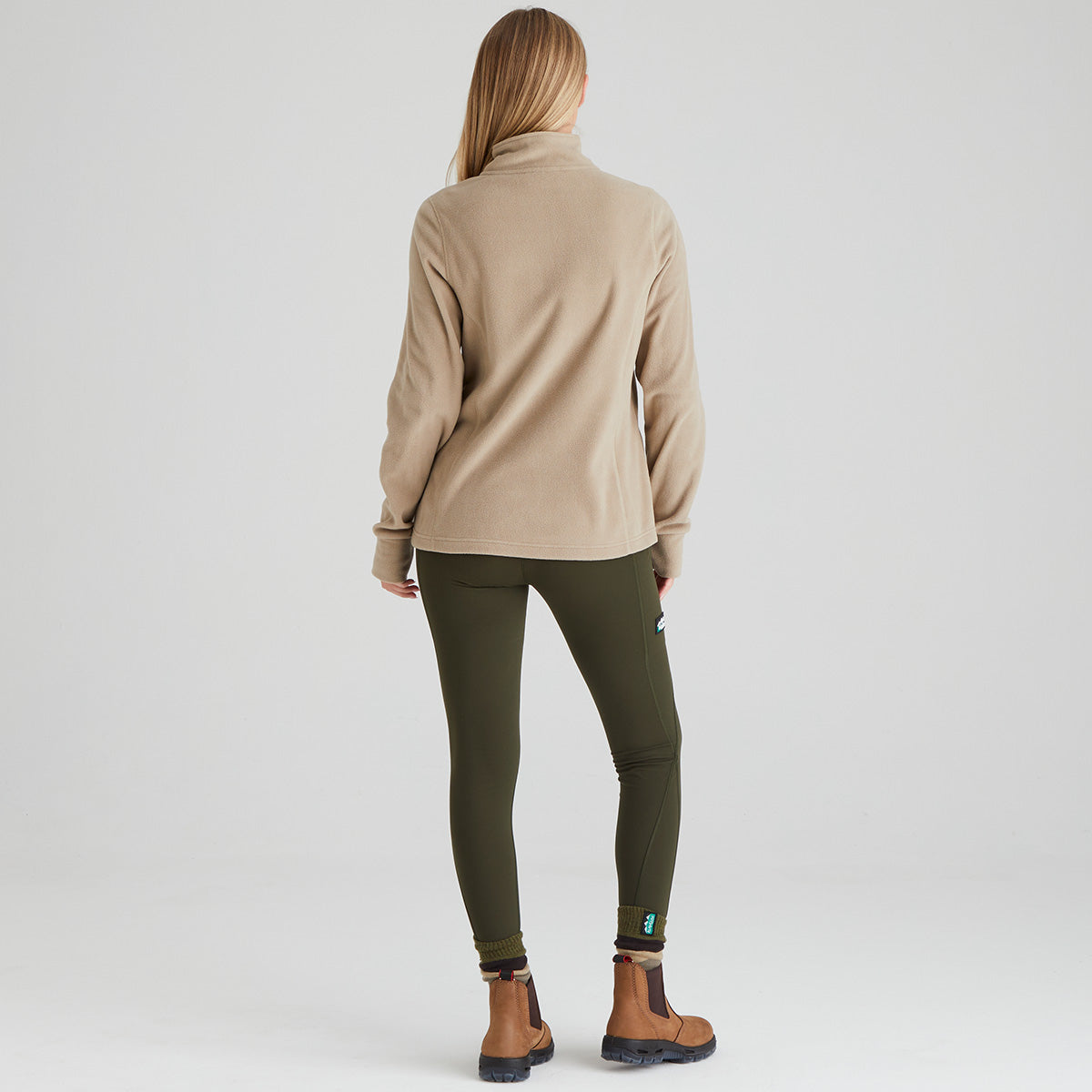 Ridgeline Womens Narvik Fleece - New #colour_roasted-cashew