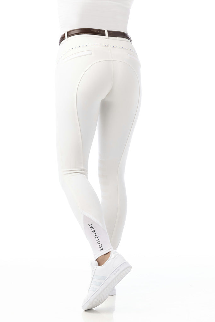 Equitheme Ladies Safir Breeches #colour_white-blue