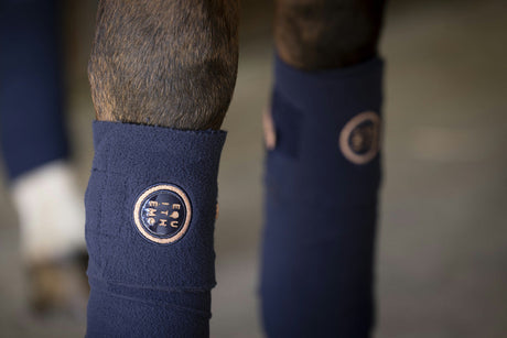 Equitheme Skolstart Polo Bandages #colour_navy