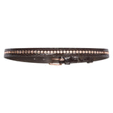 Imperial Riding Lania Sparkle Belt #colour_brown-rose-metal