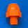 StudFast Mid Dome Stud #colour_orange