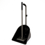 GS Equestrian Manure Scoop with Rake Black