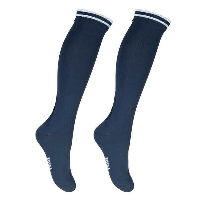 HKM Riding socks -Lurex- #colour_deep-blue