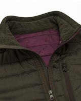 Hoggs of Fife Melville Hybrid Jacket #colour_jumper-marl