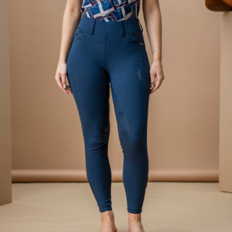 Alessandro Albanese Fina Knee Grip Hybrid Breech #colour_core-navy