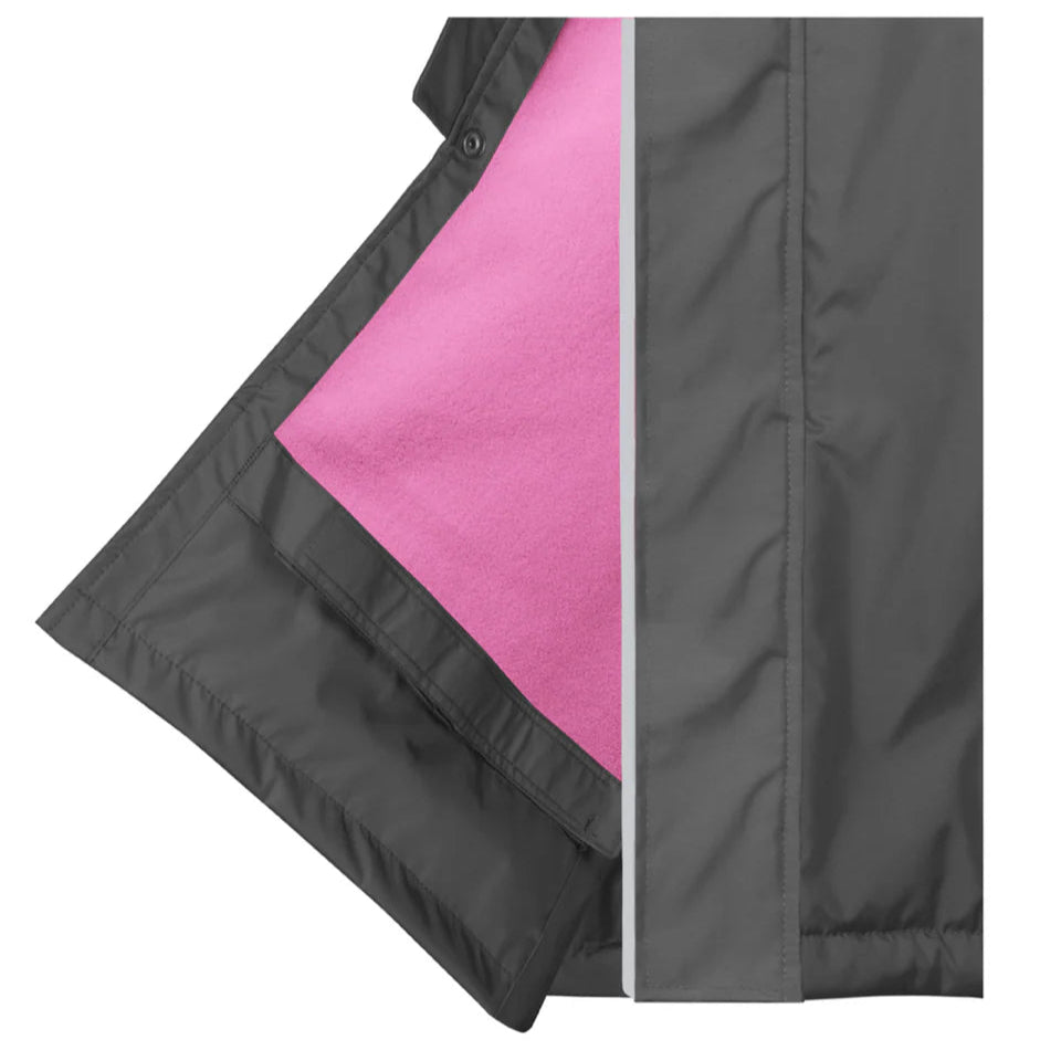 EQUIDRY Women's Thin Fleece Reflective Evolution #colour_grey-penelope-pink