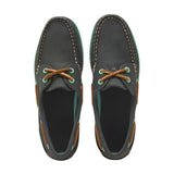 Chatham Pippa II G2 Leather Boat Shoes #colour_navy-aqua