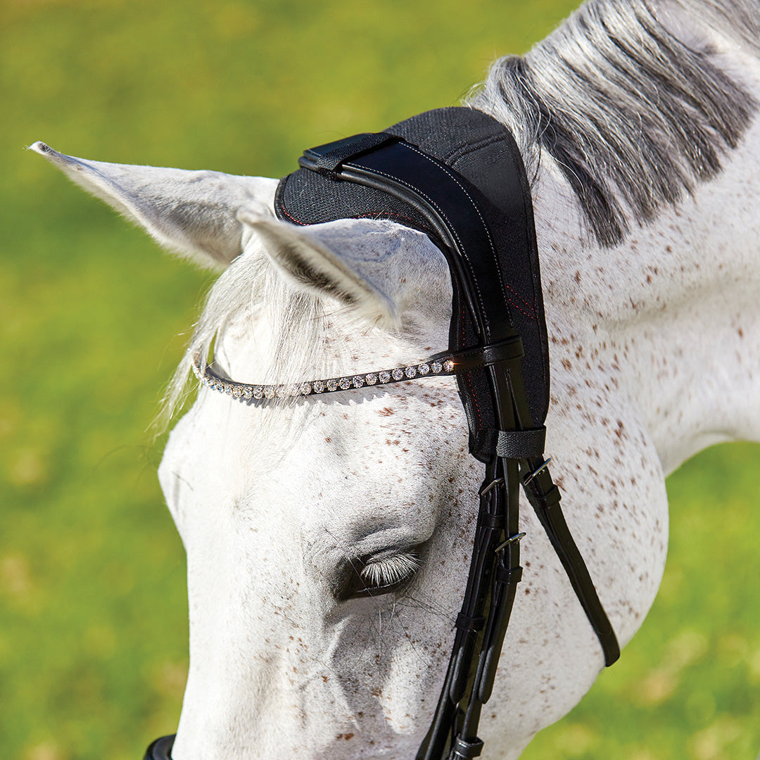 Weatherbeeta Therapy-Tec Anatomical Poll Pad #colour_black-red