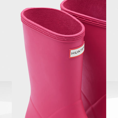 Hunter Original Kids First Classic Wellington Boots #colour_bright-pink