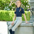 Covalliero Children's Riding Tights #colour_light-greige