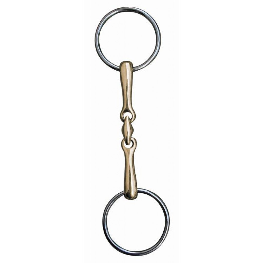 HKM Loose Ring Snaffle & Lozenge With Argentan 18mm