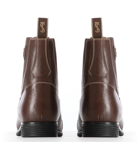 Tredstep Ireland Donatello Front Zip Paddock Boots #colour_brown