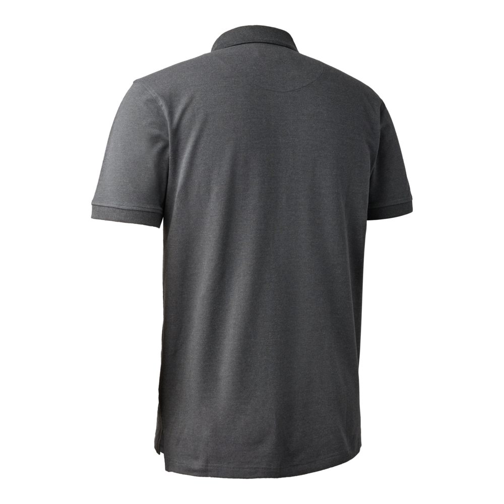 Deerhunter Harris Men's Polo Shirt #colour_dark-grey-melange