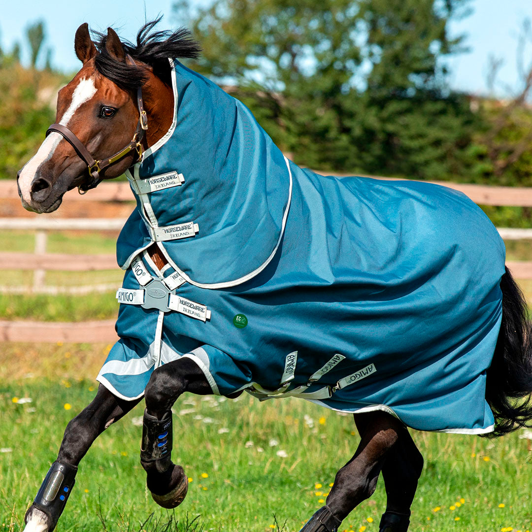 Horseware Ireland Amigo AmECO Bravo 12 Plus 0g Turnout Rug
