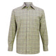 Hoggs of Fife Chieftain Men's Premier Tattersall Shirt #colour_mint-berry-check
