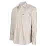 Hoggs of Fife Inverness Men's Cotton Tattersall Shirt #colour_wine-blue-green