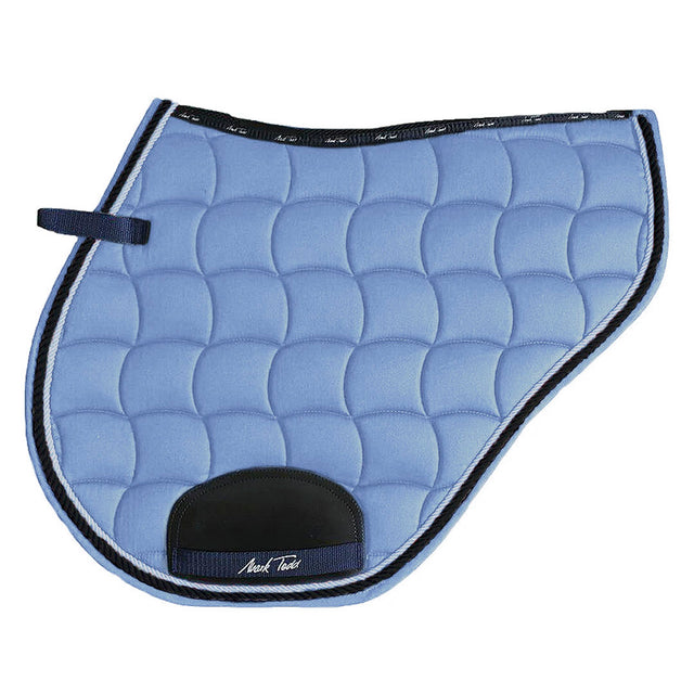 Mark Todd Ergo Competition Jump Saddle Pad #colour_mosaic-blue