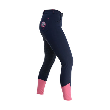 Coldstream Learmouth Ladies Breeches #colour_navy-raspberry-sorbet