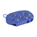 Hy Equestrian Rubber Massage Mitt #colour_blue