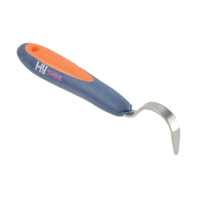 HySHINE Pro Groom Hoof Pick #colour_navy-orange