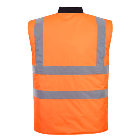 Portwest Hi-Vis Reversible Bodywarmer #colour_orange