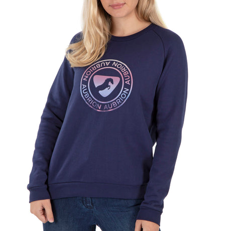 Shires Aubrion Boston Ladies Sweatshirt #colour_dark-navy