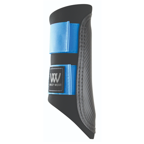 Woof Wear Club Brushing Boot #colour_black-powder-blue